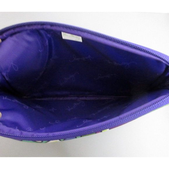 Vera Bradley I-Pad Notebook E-Reader Sleeve Case Neoprene Heather Purple 10"x 8" - Picture 5 of 5